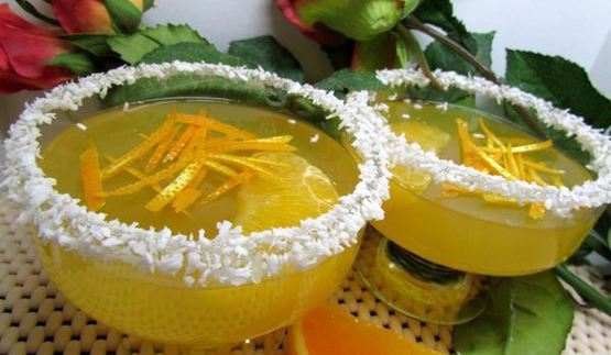 апельсиновое желе