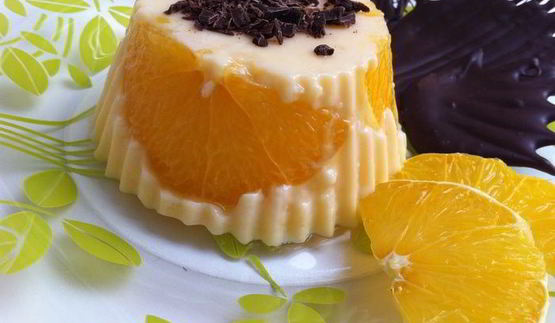 апельсиновый пудинг