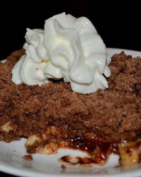 Бананово-шоколадный крамблс