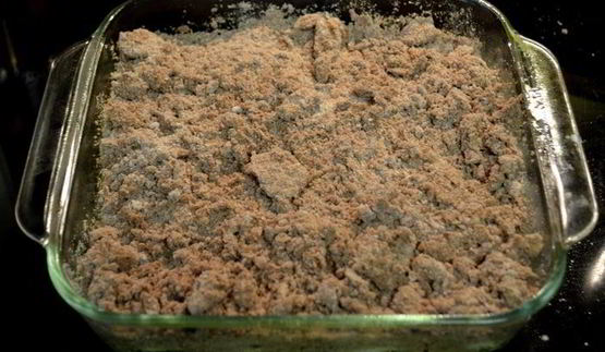 бананово-шоколадный крамблс