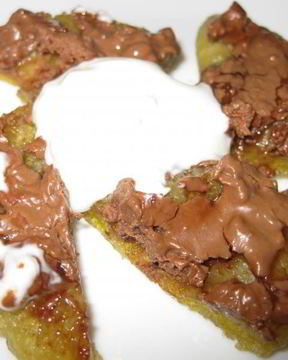 Бананы в духовке с шоколадом