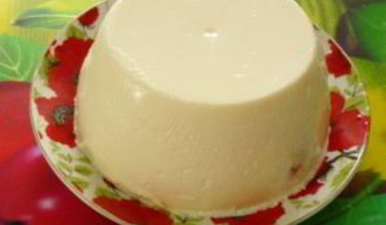 бланманже с творогом