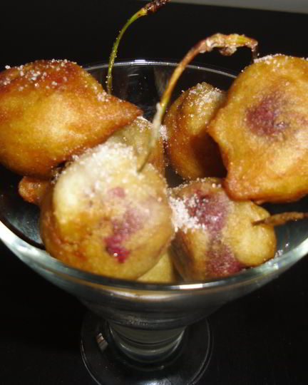 Рецепт черешни в кляре