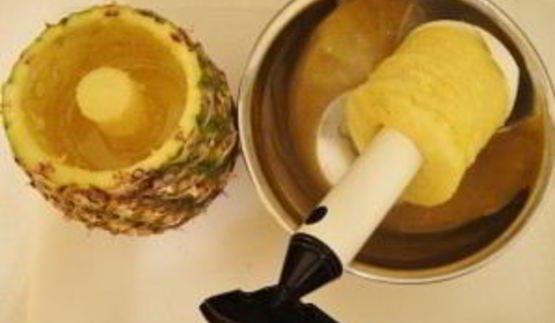 десерт из свежего ананаса