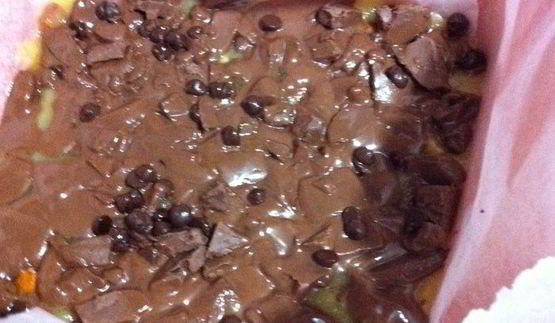 десерт toffy с шоколадом и морской солью