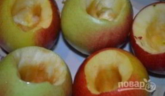 фаршированные яблоки с медом