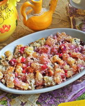 Фруктово-кокосовый крамбл