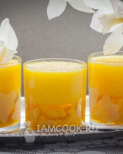 Рецепт фруктового желе с желатином