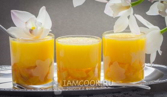 фруктовое желе с желатином