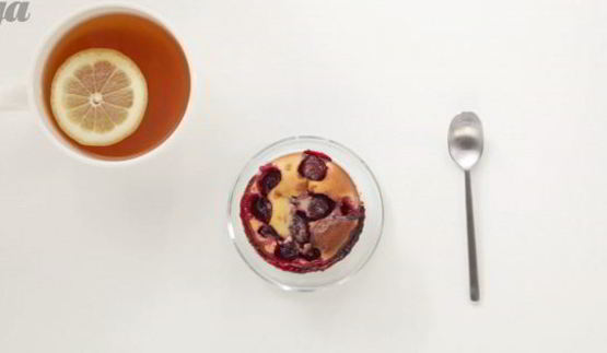 клафути с вишней и ванилью