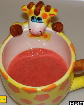 Клубничный сорбет из клубники