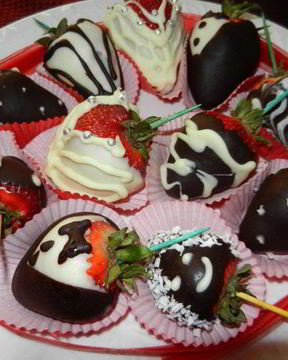 Клубника в шоколаде Праздничная