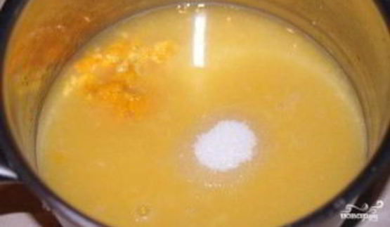 апельсиновый крем для бисквита