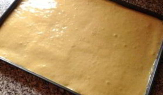 бисквитный рулет с масляным кремом