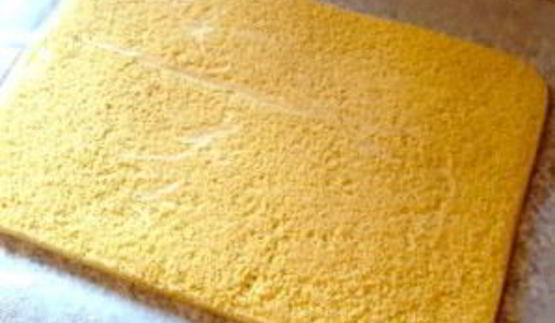 бисквитный рулет с масляным кремом