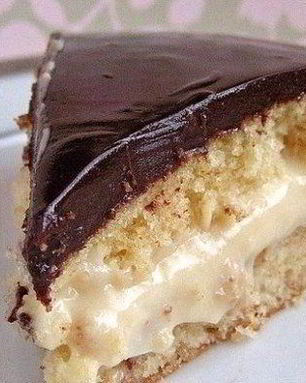 Бостонский кремовый торт