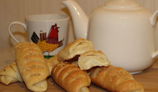 булочки с заварным кремом