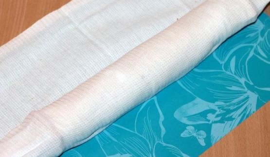 имбирный рулет с кремом и цукатами