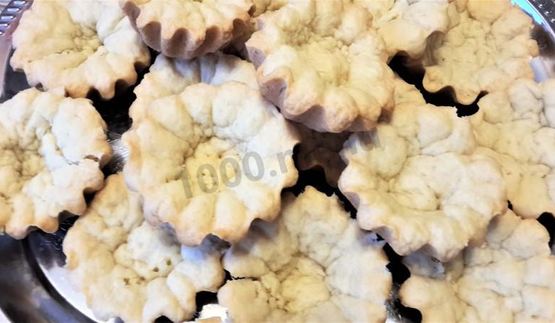 корзинки из песочного теста с кремом заварным