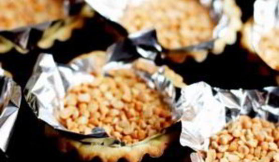 корзинки с белковым кремом