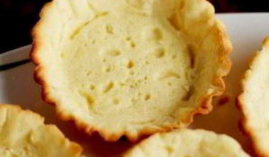 корзинки с белковым кремом