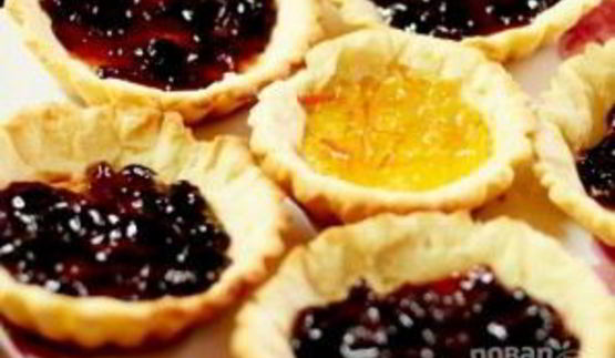 корзинки с белковым кремом