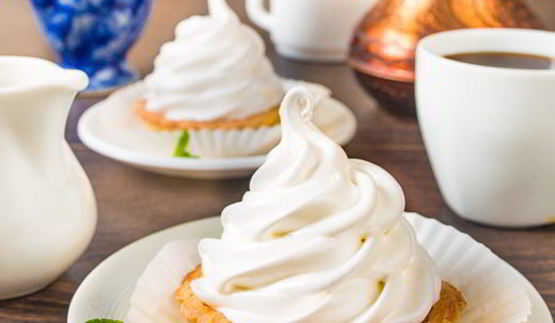 корзиночки с белковым кремом