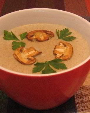 Крем-пюре из шампиньонов