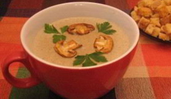 крем-пюре из шампиньонов