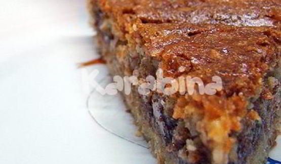 кростата с миндальным кремом и шоколадом