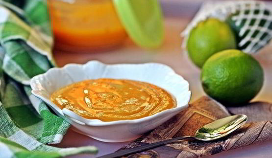 курд из лайма и лимона в микроволновке