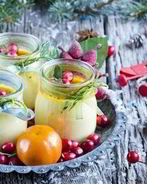 Мандариновый крем-брюле