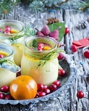 Мандариновый крем-брюле