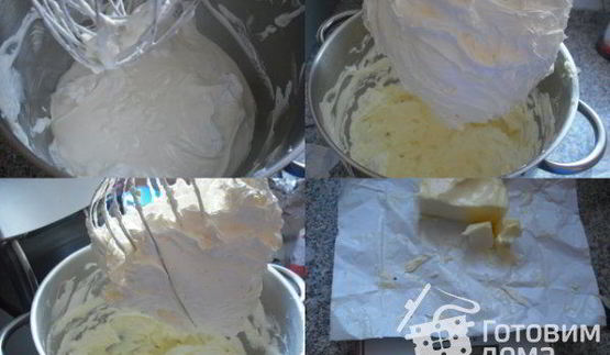 маслянный крем с белками