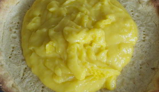 миндальная кростата с лимонным кремом летний сад