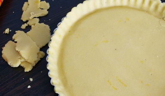 миндальная кростата с лимонным кремом летний сад