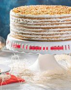 Песочные коржи со сметанным кремом