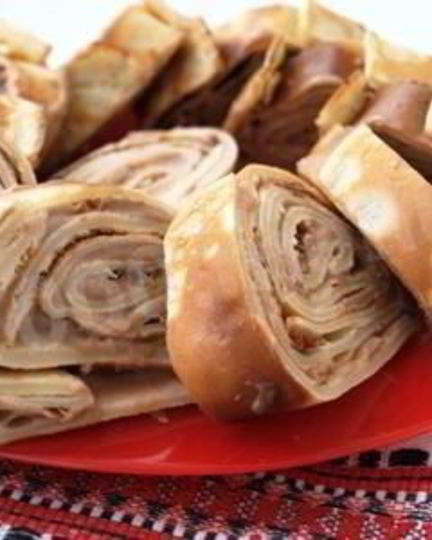 Рецепт рулета из блинов с шоколадным кремом