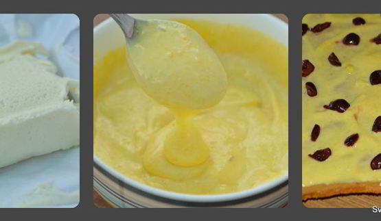 рулет с лимонным кремом и ягодами