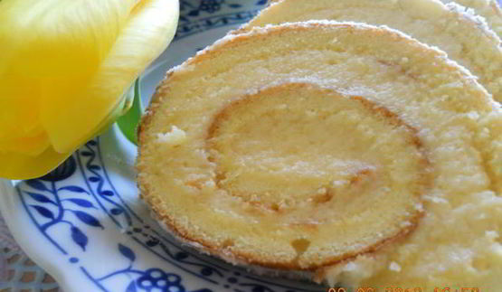 рулет со сливочным кремом