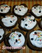 Шоколадно-кофейные корзинки с кремом