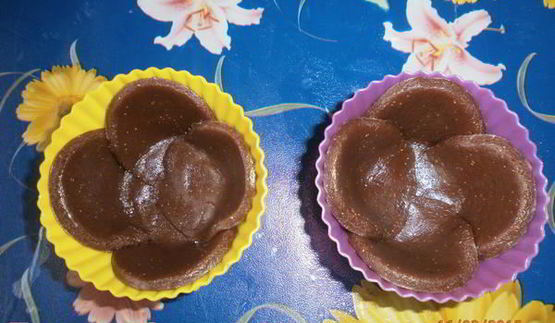 шоколадно-кофейные корзинки с кремом