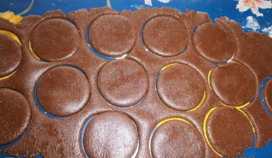 шоколадно-кофейные корзинки с кремом