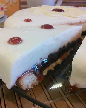 Снежный крем-торт