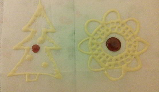 снежный крем-торт