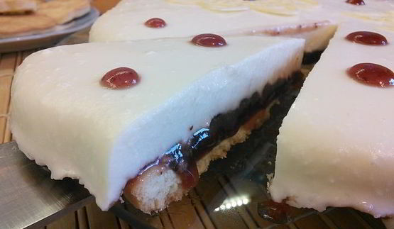 снежный крем-торт