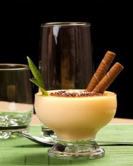 Рецепт винного крема с мятой