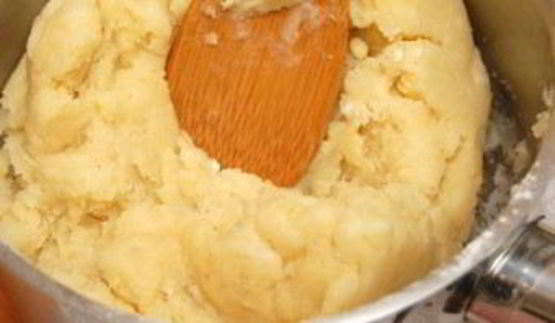 заварное тесто с творожным кремом