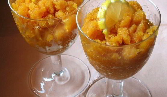 ледяной десерт sorbetto