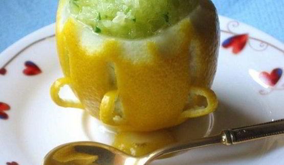 ледяной десерт sorbetto